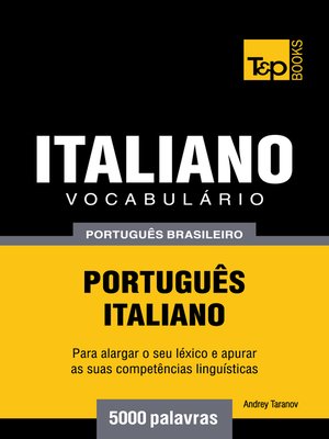 cover image of Vocabulário Português Brasileiro-Italiano